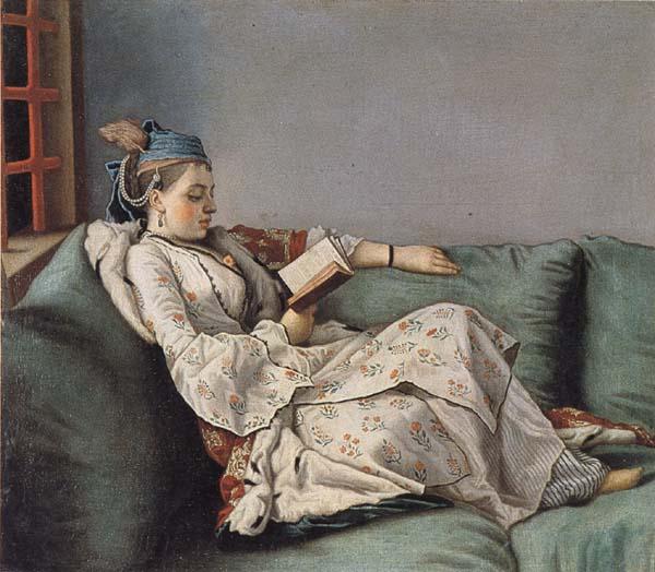 Jean-Etienne Liotard Morie-Adelaide of France Dressed in Turkish Costume oil painting image